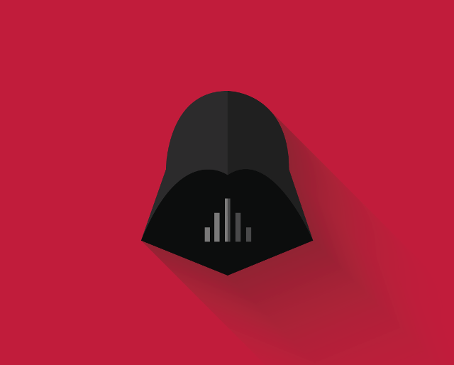 Star Wars Long Shadow Flat Design Icons