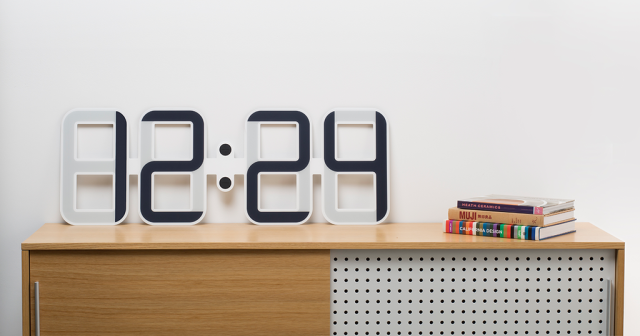 Digital clock minimalist model