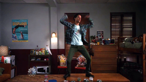 Abed Dancing GIF