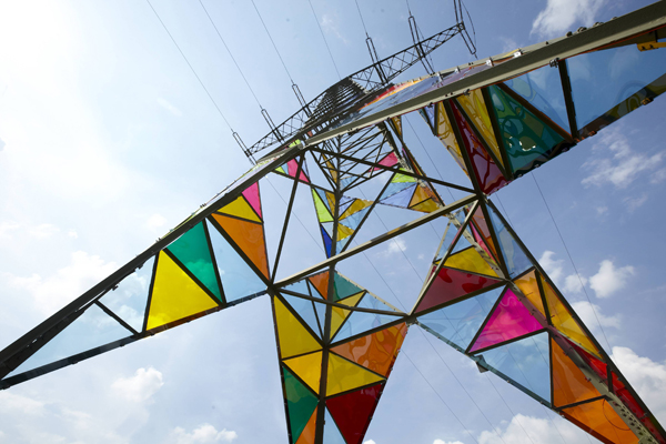 Leuchtturm Stained Glass Transmission Tower