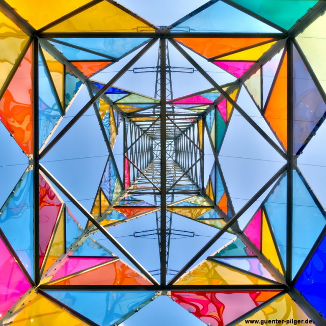 Leuchtturm Stained Glass Transmission Tower