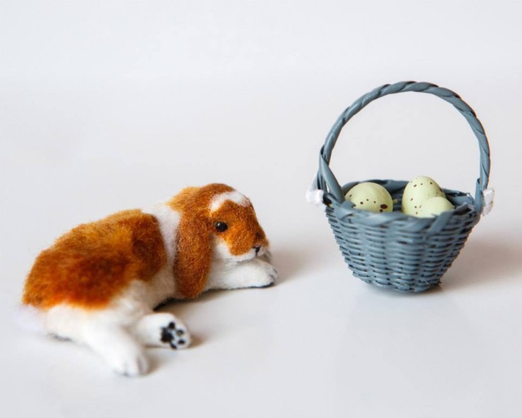 Felted Animal Sculptures by Heart Felt Canines