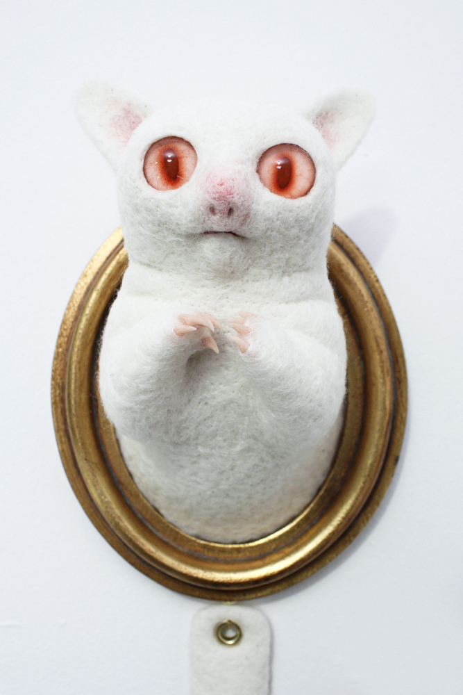 Felted Wool Animal Sculptures by Zoe Williams