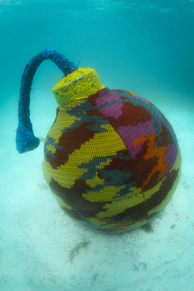 Underwater Crochet Installations off the Coast of Mexico by Olek