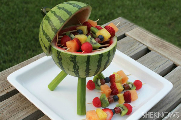 How To Turn a Watermelon Into an Edible Grill Centerpiece