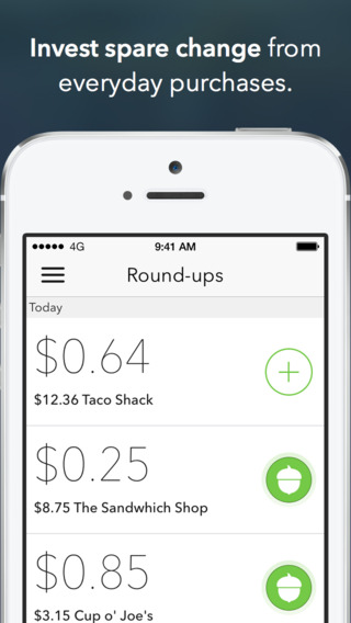 Acorns, An App for Easily Investing Spare Change Into a ...