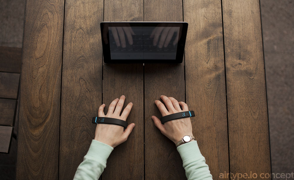 AirType, A Concept Prototype for a Keyboardless Keyboard