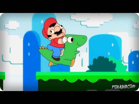 An Amusing Animation Featuring the 'Super Mario World' Video Game Theme  Song With Added Lyrics