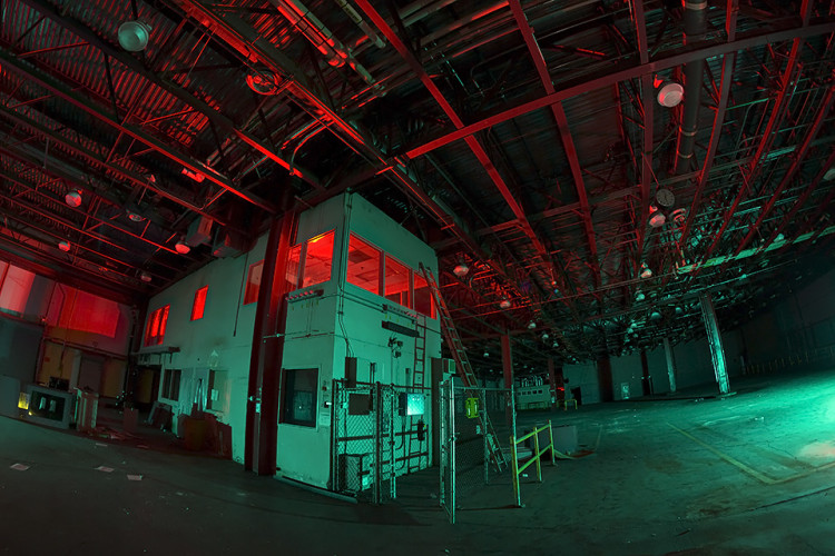Eerie Night Photos of an Abandoned San Francisco Chronicle Printing Plant by Troy Paiva