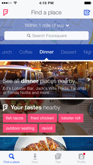 Foursquare App