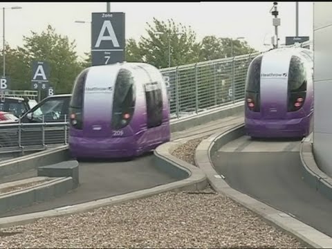 Heathrow Airport Unveils Driverless Electric Car Transport System