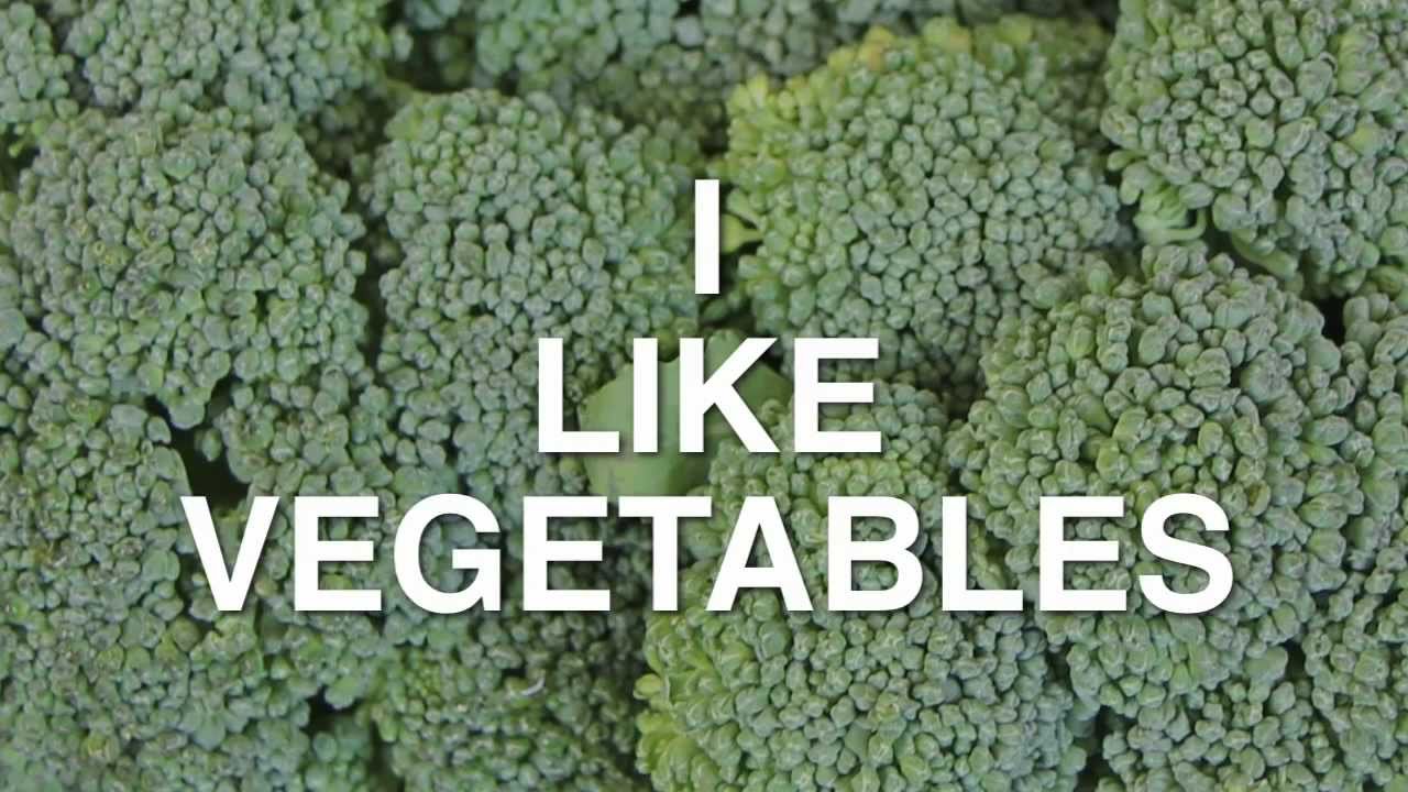 They like vegetables. I like Vegetables. I like Cabbage. We like Vegetable - she likes Vegetables. Брокколи и морковь картина маслом.