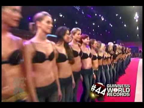 An attempt to break the world record for bra unhooking failed in