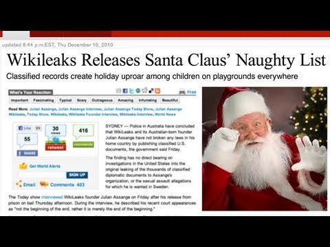 WikiLeaks Publishes Santa's Naughty List