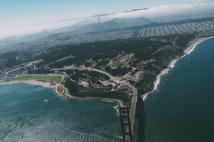 Aerial Photos of San Francisco As Seen From a Small Plane