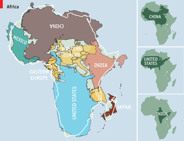 Africa Size