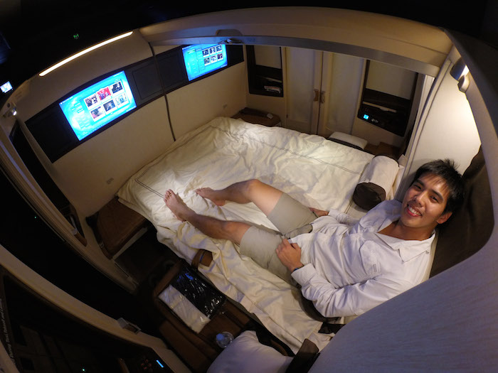 Flying in Singapore Airlines Suites Class
