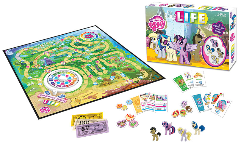 A 'My Little Pony' Edition of the Classic Board Game 'The Game of Life'