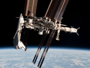 Space Station and Space Shuttle photographed together