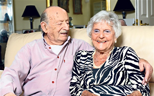 Centenarian British Couple Celebrates Their 80th Wedding Anniversary