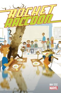Rocket Raccoon (2014) #4 variant cover by Pascal Campion