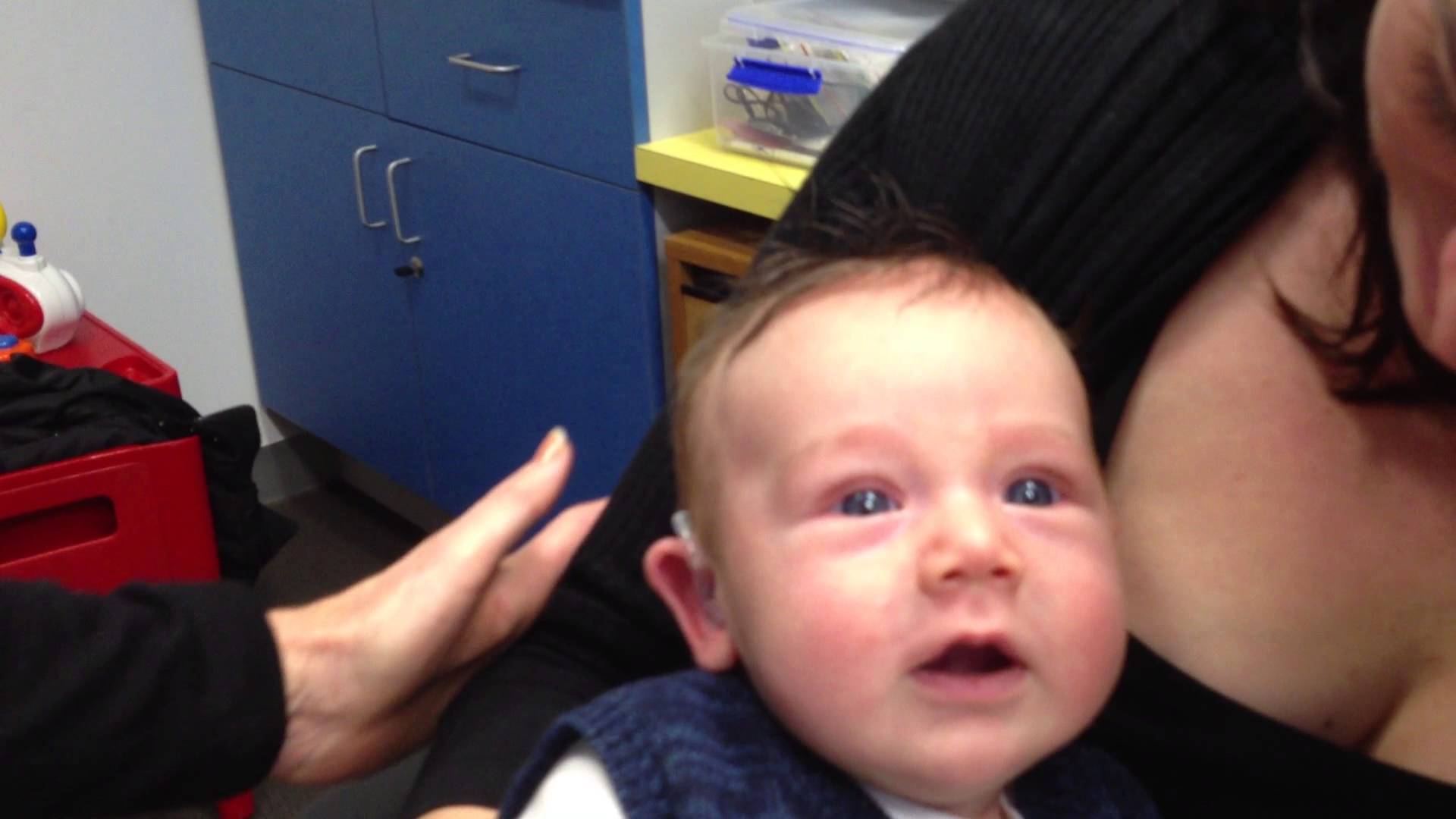 Touching Video Of A SevenWeekOld Baby Boy Hearing For The First Time