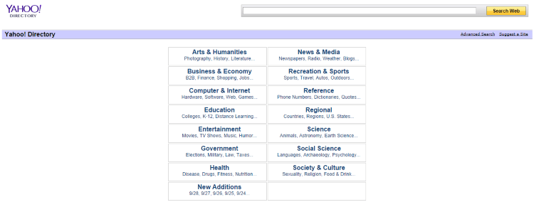 Yahoo Directory
