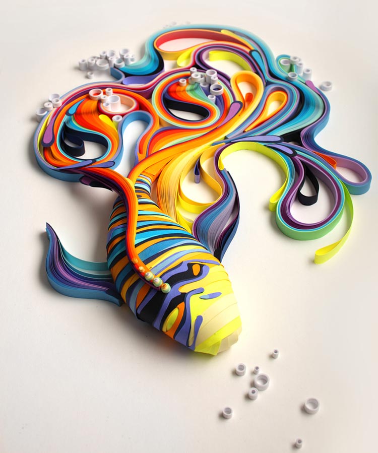Quilled Paper Art by Yulia Brodskaya