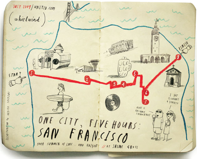 Hand-Drawn City Maps by Oliver Jeffers