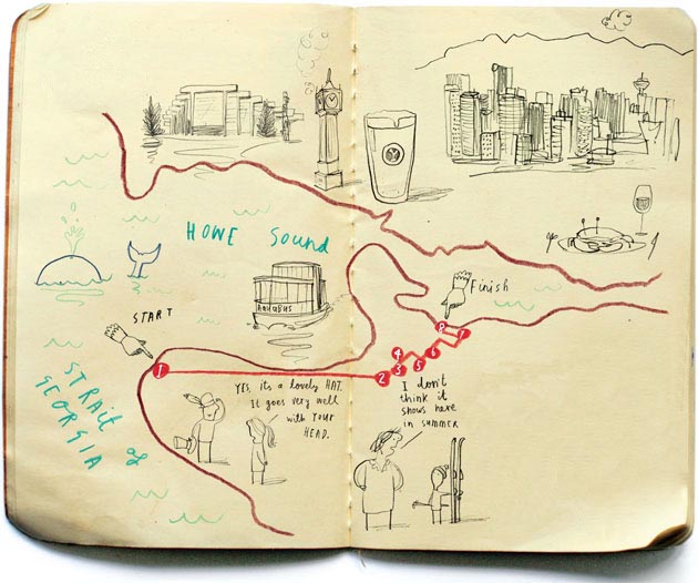Hand-Drawn City Maps by Oliver Jeffers