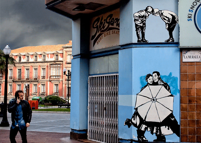 Animated Street Art GIFs by A. L. Crego