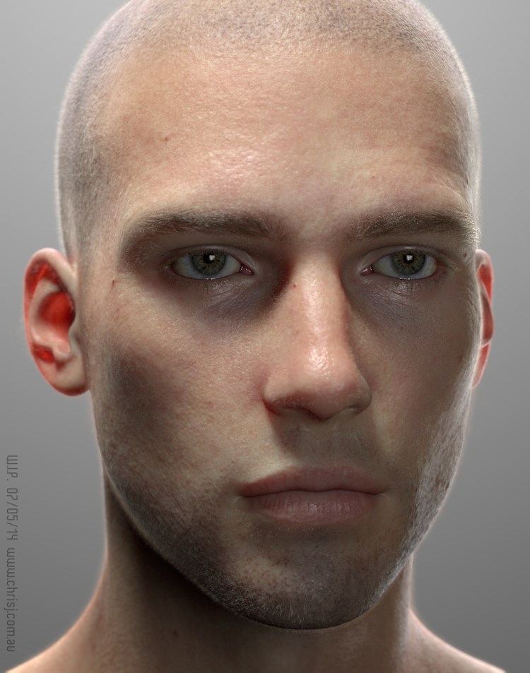 Ed, A Hyper-Realistic CGI Model of a Man