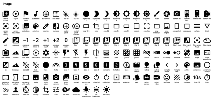 Google Material Design Icons
