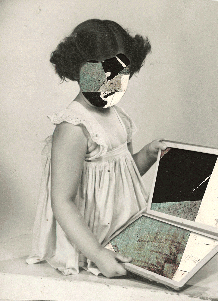 Face Collages by Matthieu Bourel