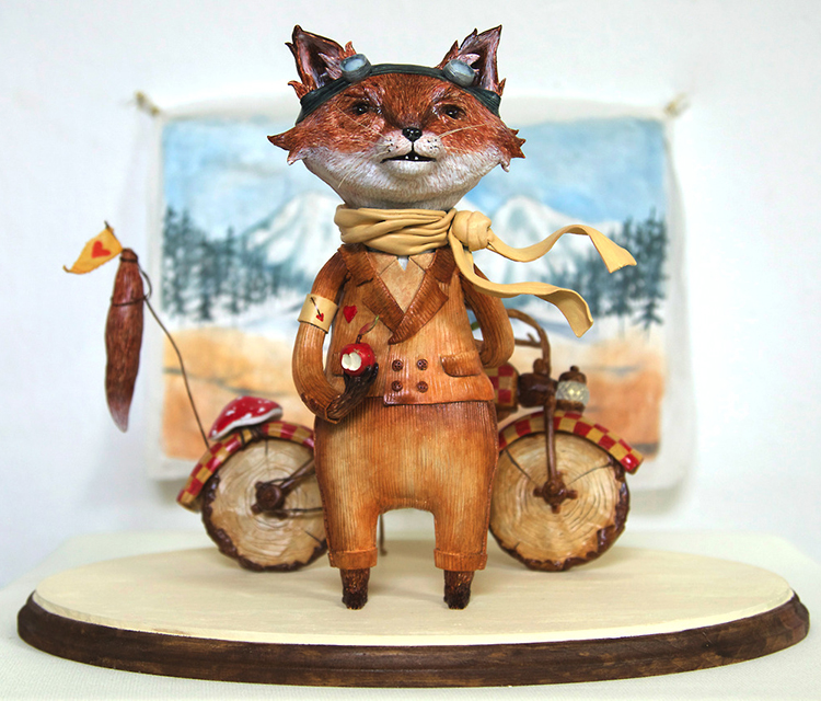 Mr. Fox and His Bike by Maryanna Hoggatt
