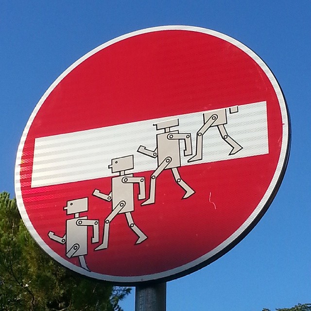Street Sign Art by Clet