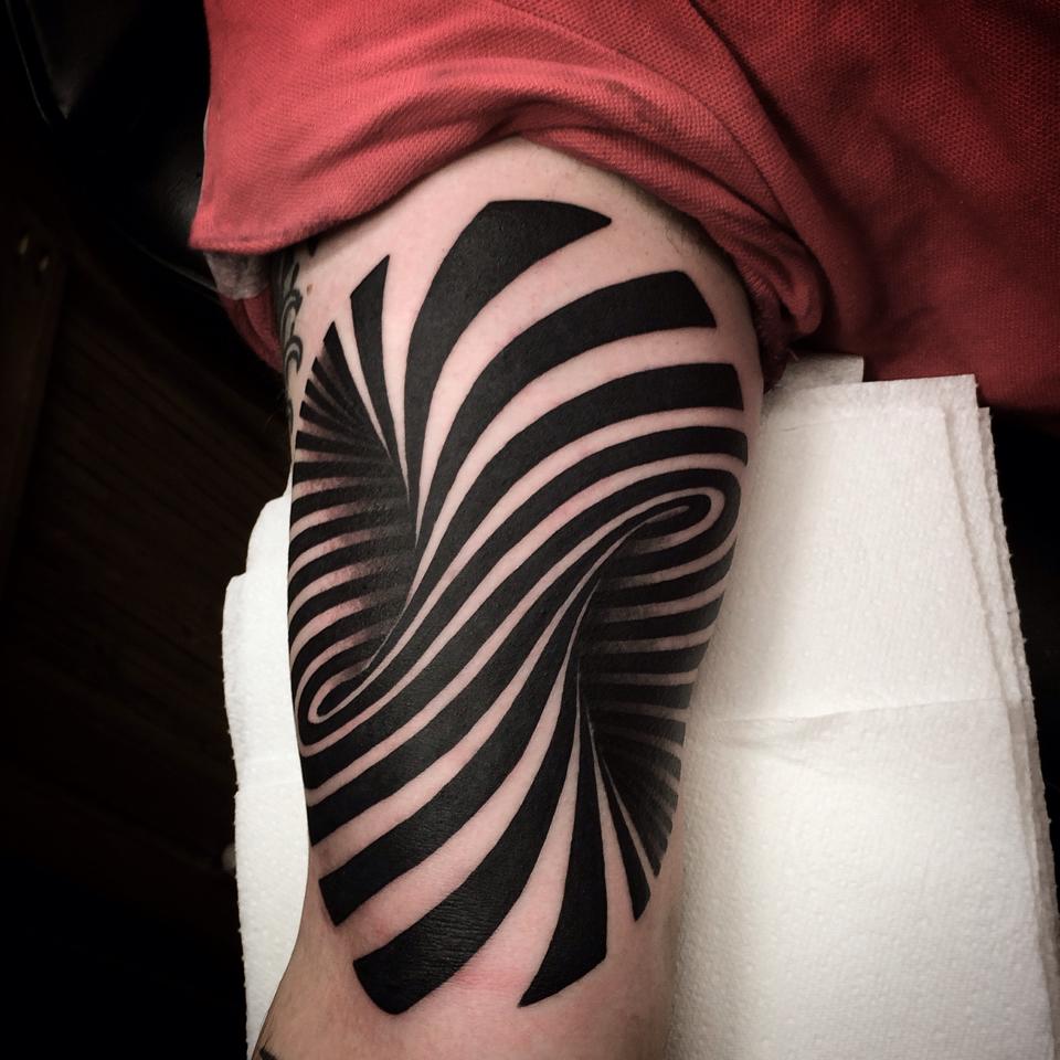 91 Optical Illusion Tattoos With Eye And Mind-Bending Designs | Bored Panda