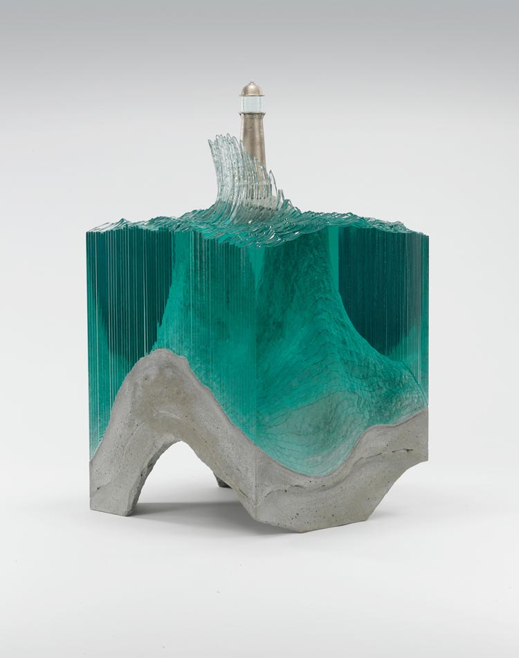 More Gorgeous Layered Glass Sculptures of Seascapes by Ben Young
