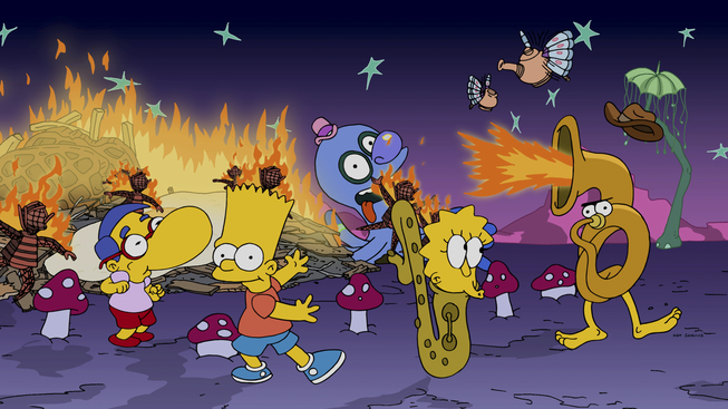 The Simpsons Go To Burning Man