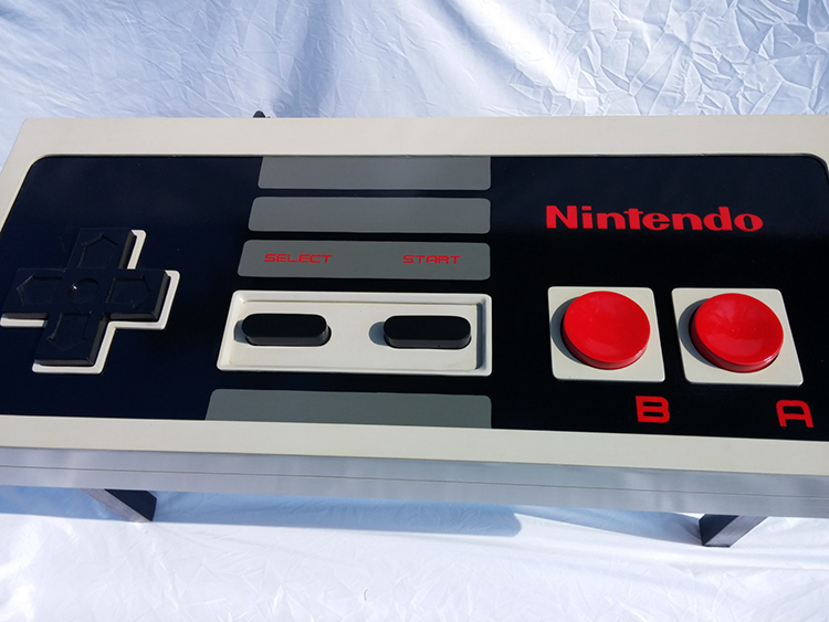 Functioning NES Controller Coffee Table
