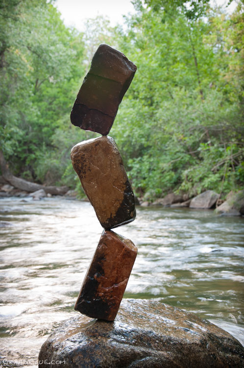 Balanced Stone Sculptures by Michael Grab