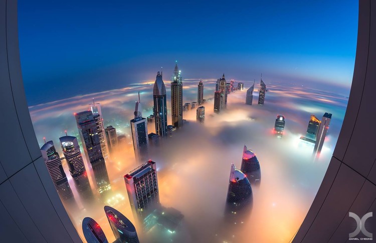 Dubai Fog Photos by Daniel Cheong