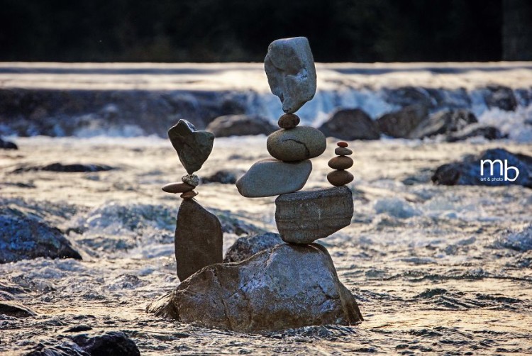 Stacked Stone Sculptures by Miha Brinovec
