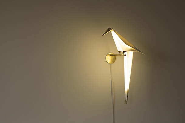 Origami Bird Light by Umut Yamac