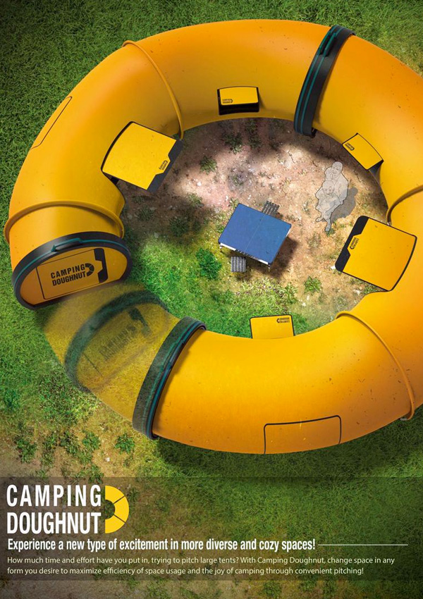 Camping Doughnut