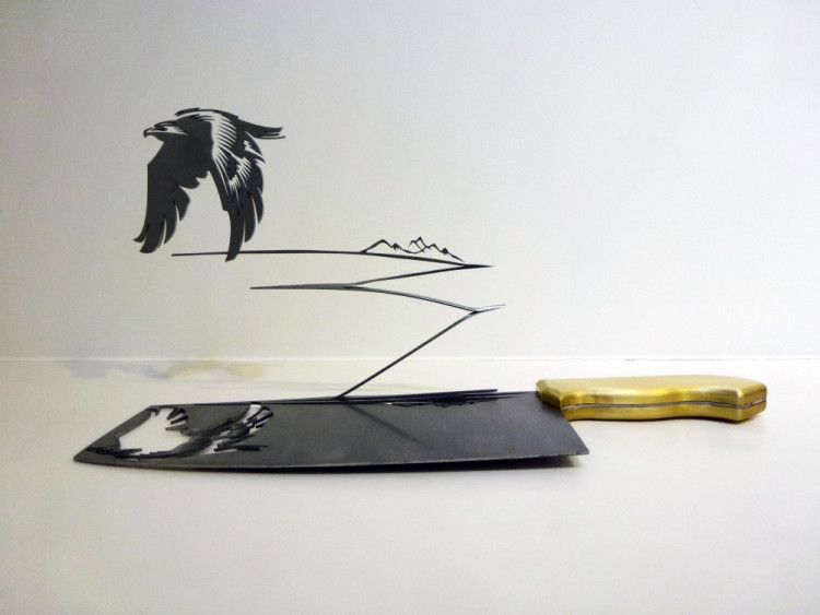 Knife Blade Art by Li Hongbo