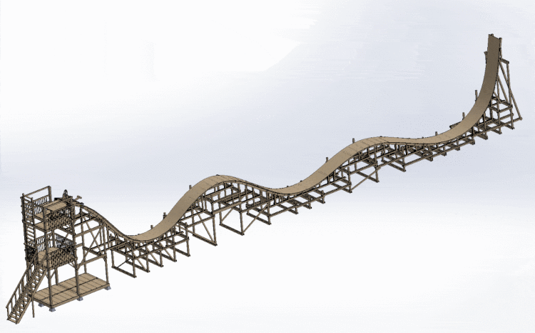 MIT Students Build a Wooden Roller Coaster by Hand for Incoming Freshmen