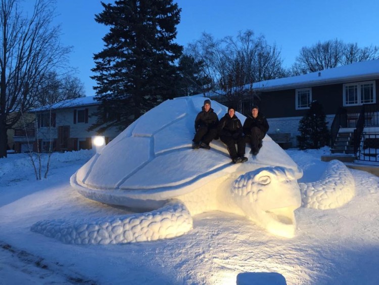 Bartz Brothers Snow Sculptures