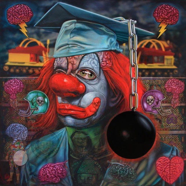 Clown School by Ron English