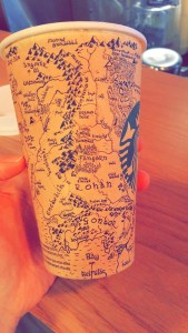 Middle-earth Starbucks Cup